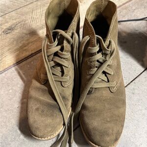 Timberland Green Leather Boots